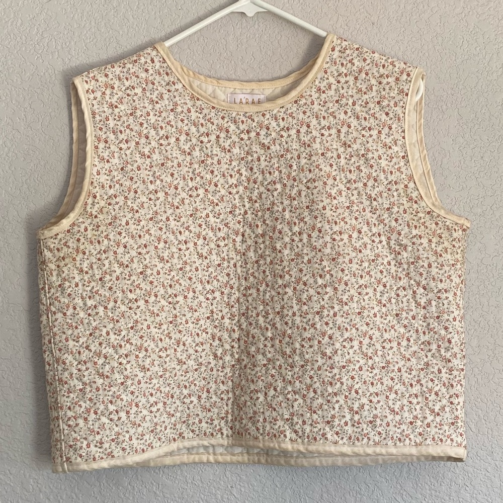 Larae Handmade Quilted Floral Tank